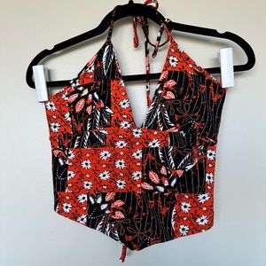 Urban outfitters cropped halter tank XS